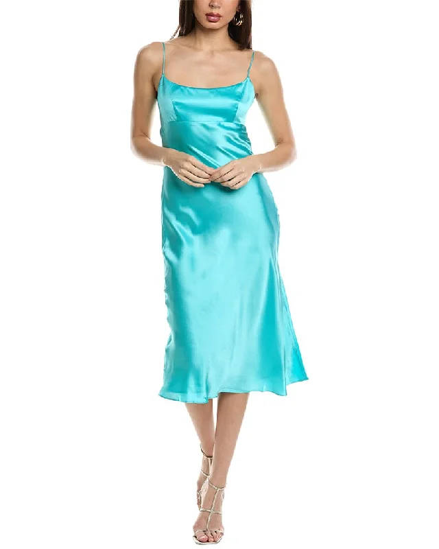 women's body-skimming dressesAmanda Uprichard Breeze Silk Midi Dress