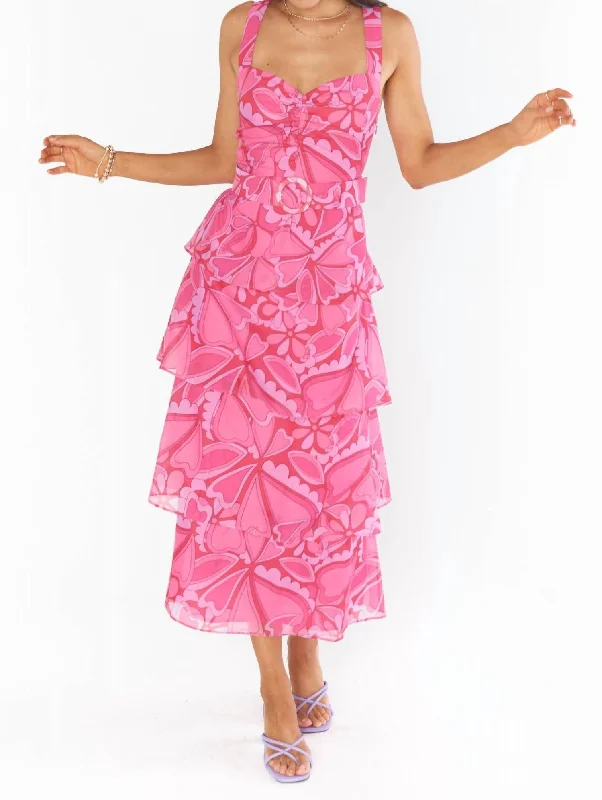 Formal DressCosmopolitan Midi Dress In Pink