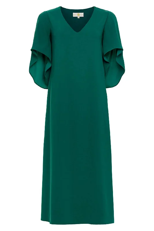 Cut-Out DressMeredith Midi Dress In Peacock