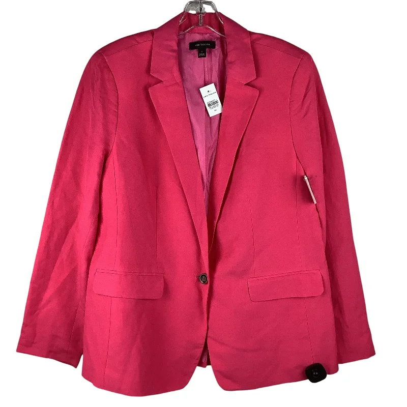 women's coats for cold weatherBlazer By Ann Taylor In Pink, Size: 14