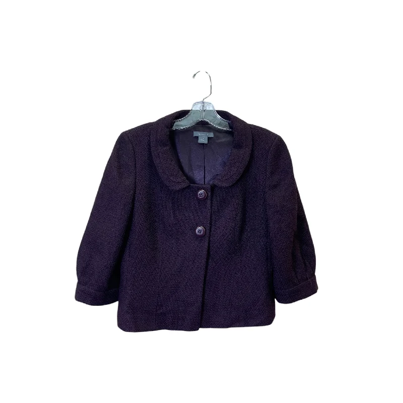 women's coats for those who believe in investing in quality fashionBlazer By Ann Taylor In Purple, Size:M