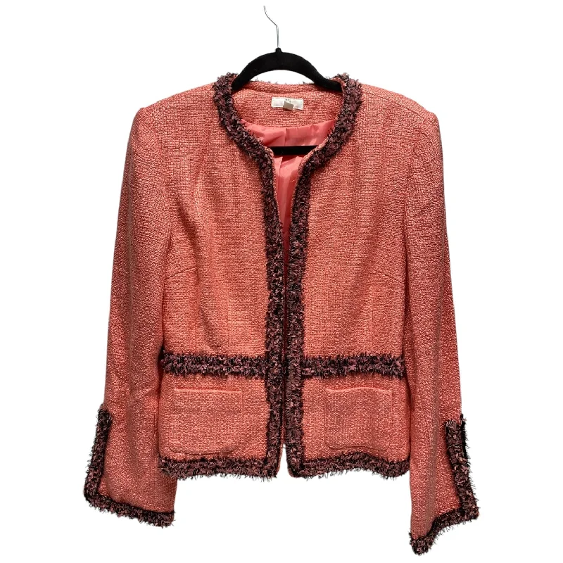 women's coats with lace detailingBlazer By Apt 9 In Coral, Size: 12