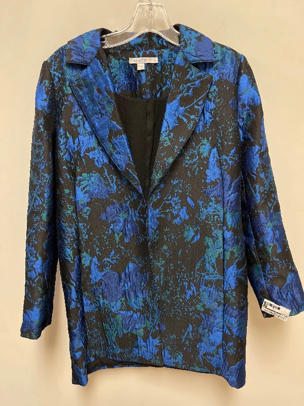 women's coats for apple-shaped bodiesBlazer By Chicos In Blue, Size: S