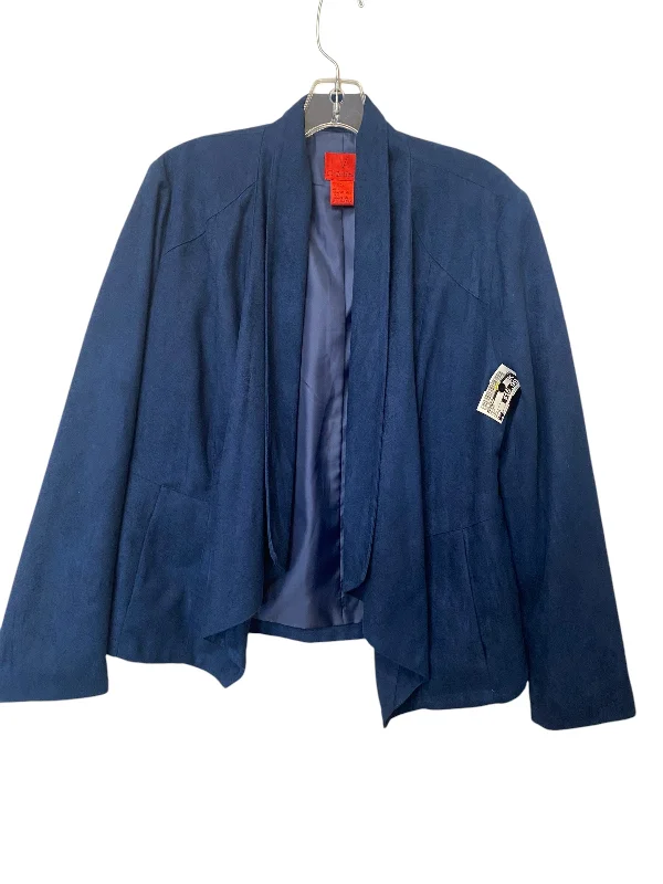 women's coats with Victorian-era influencesBlazer By Cristina In Blue, Size: Xl