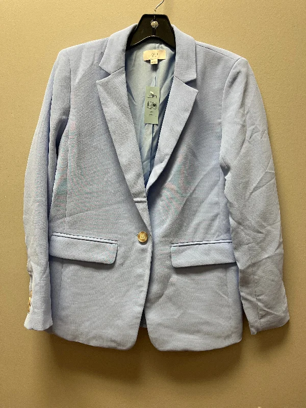 women's coats for glamorous eveningsBlazer By Loft In Blue, Size: Xs