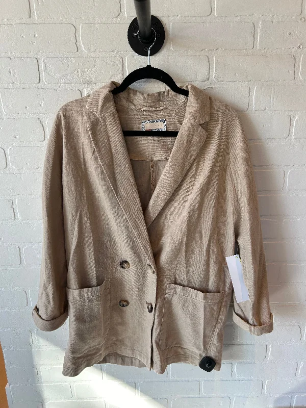 women's coats for those who seek both warmth and flairBlazer By Pilcro In Tan, Size: S