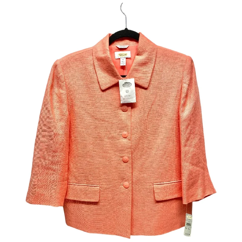 women's coats for vintage fashion enthusiastsBlazer By Talbots In Coral, Size: 12