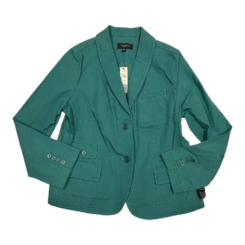 women's coats for winter sports enthusiastsBlazer By Talbots In Green, Size: 16