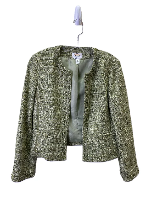 women's stylish coatsBlazer By Talbots In Green, Size: 8