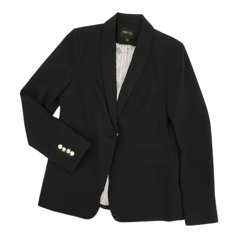 women's coats for apple-shaped bodiesBLAZER by TRUTH In BLACK, Size: M