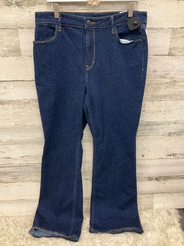 women's denim jeans for a chic appearanceJeans Flared By Old Navy In Blue, Size: 14