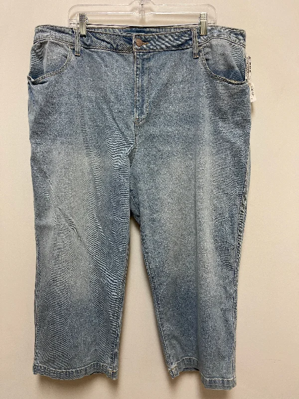 women's denim jeans with ripped kneesJeans Straight By Old Navy In Blue Denim, Size: 20