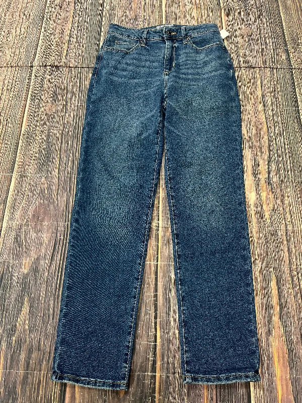 women's mom jeans denimJeans Straight By Sonoma In Blue Denim, Size: 6