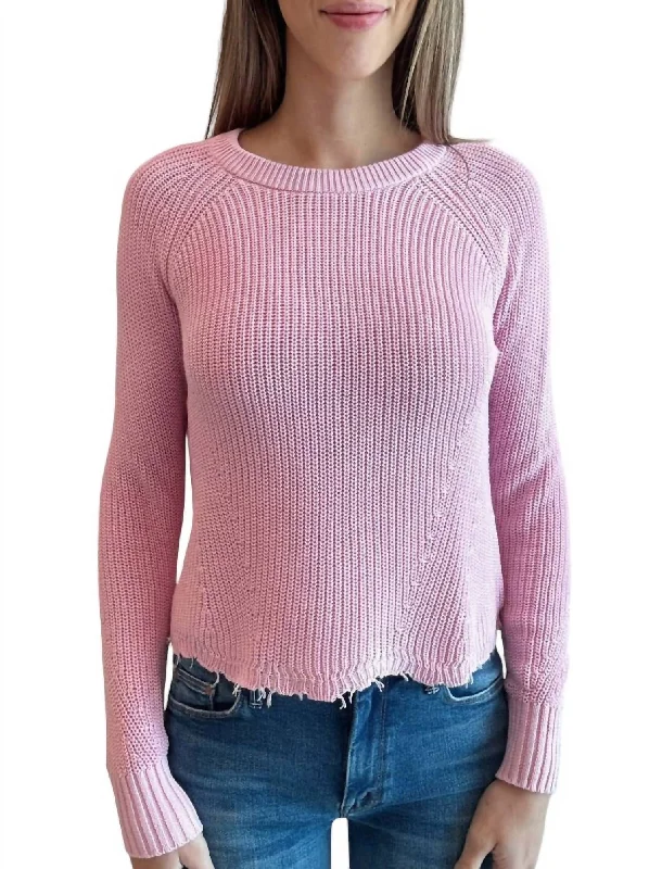 Fashionable SweatersScallop Shaker In Peppermint