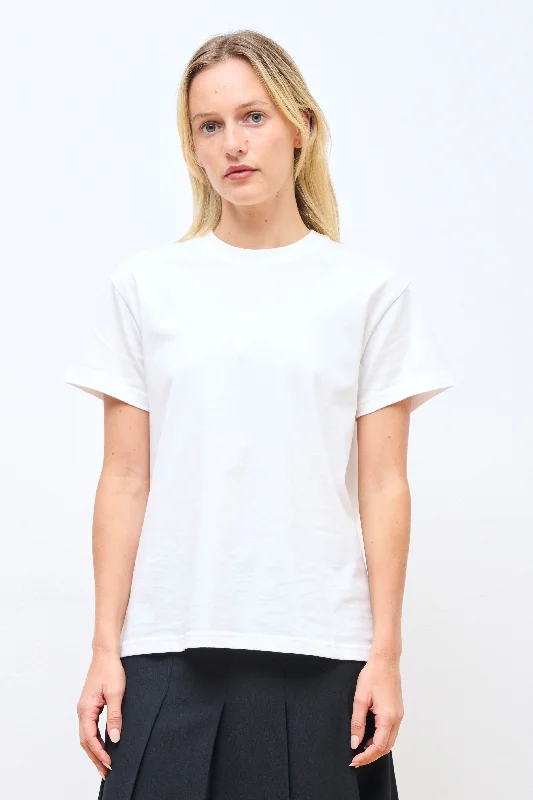 women's tops for those who want to wear versatile pieces that can be dressed up or downMarine T-Shirt Off White