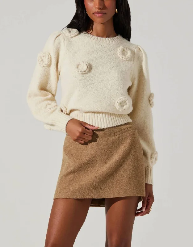 Affordable SweatersWilessa Sweater In Cream