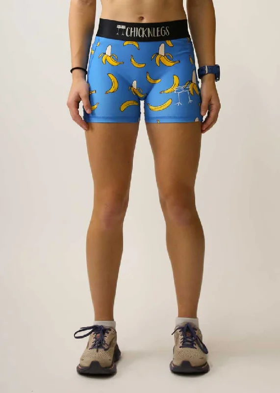 women's tops for those who want to stay updated with the latest fashion trendsWomen's Blue Bananas 3" Compression Shorts